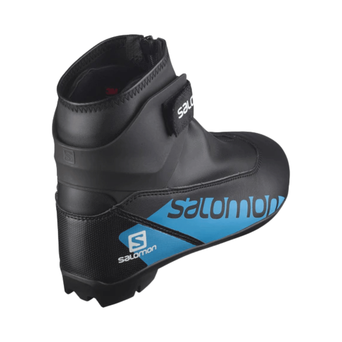 SALOMON R/COMBI PROLINK JUNIOR NORDIC BOOTS – BLACK - BACK VIEW