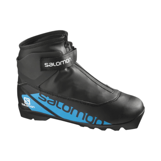 SALOMON R/COMBI PROLINK JUNIOR NORDIC BOOTS – BLACK -  SIDE VIEW