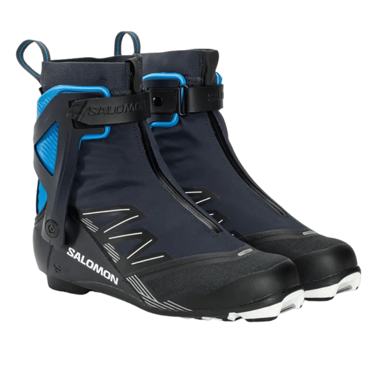 SALOMON RS8 PROLINK DARK NAVY/BLACK/BLUE NORDIC BOOTS 2025/2026