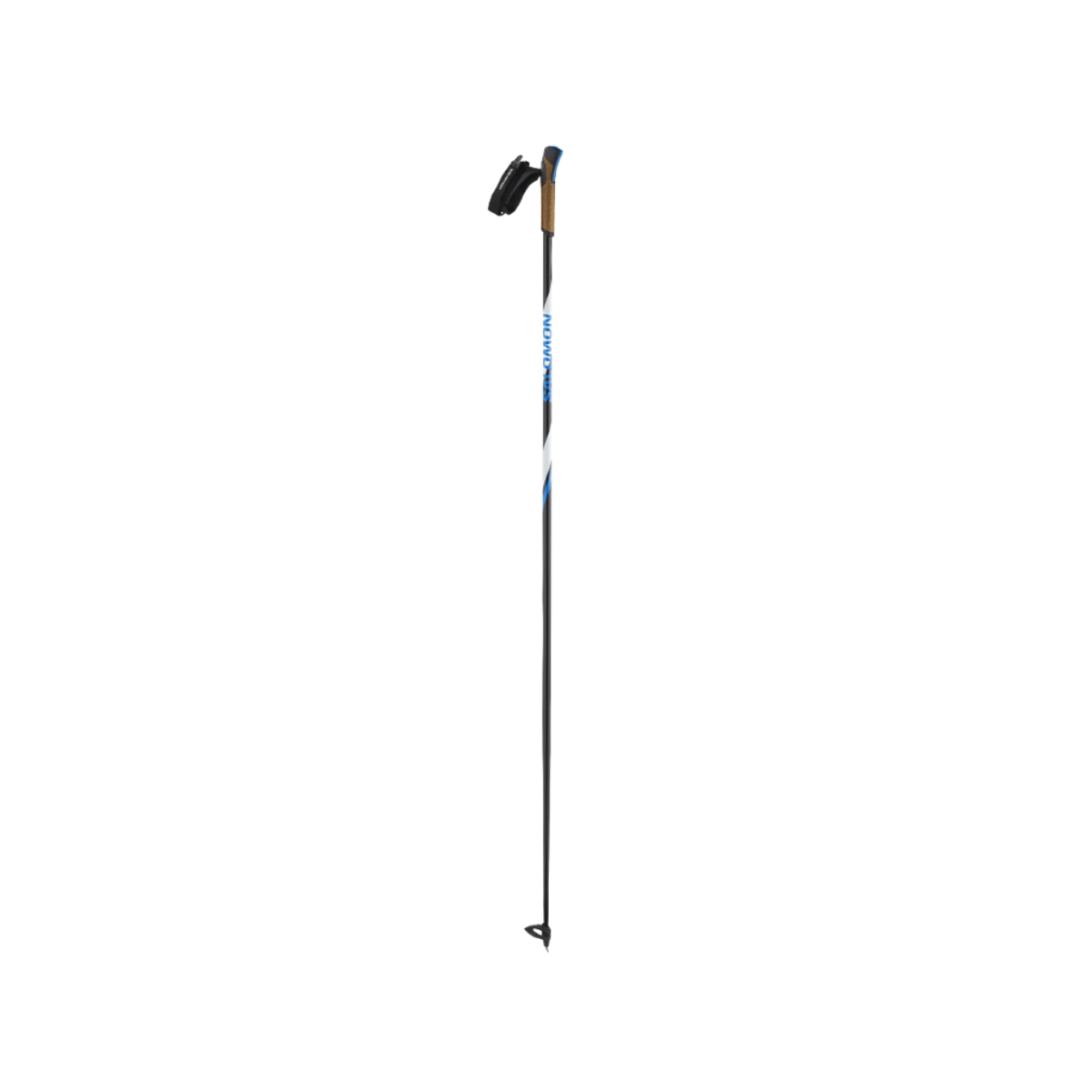 SALOMON R 60 CLICK POLES - 22/23 - COMPLETE VIEW FROM HANDLE TO TIP