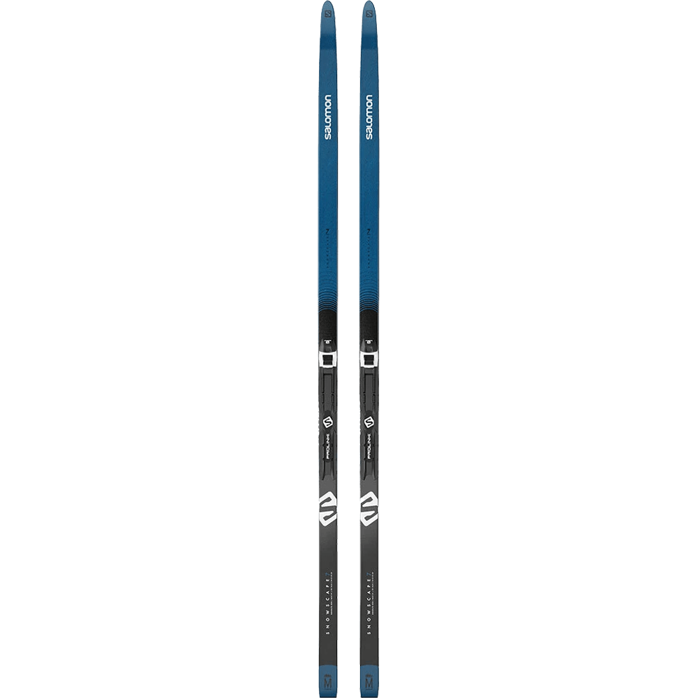 SALOMON SNOWSCAPE 7 NORDIC SKIS 2022 - FRONT VIEW
