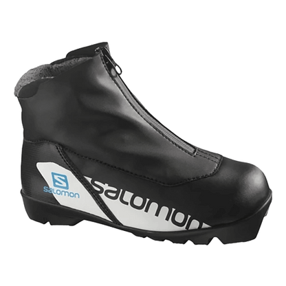 SALOMON PROLINK YOUTH NORDIC BOOTS – 2023 – BLACK/BLUE - SIDE VIEW