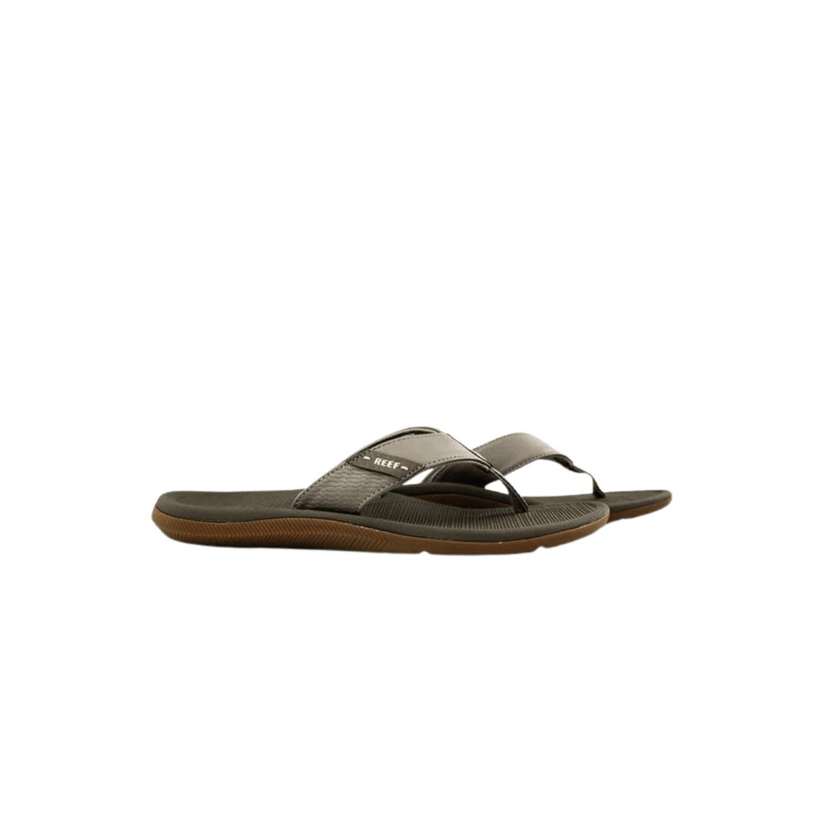 REEF MEN'S SANTA ANA FLIP - MOONROCK/BROWN - SIDE VIEW