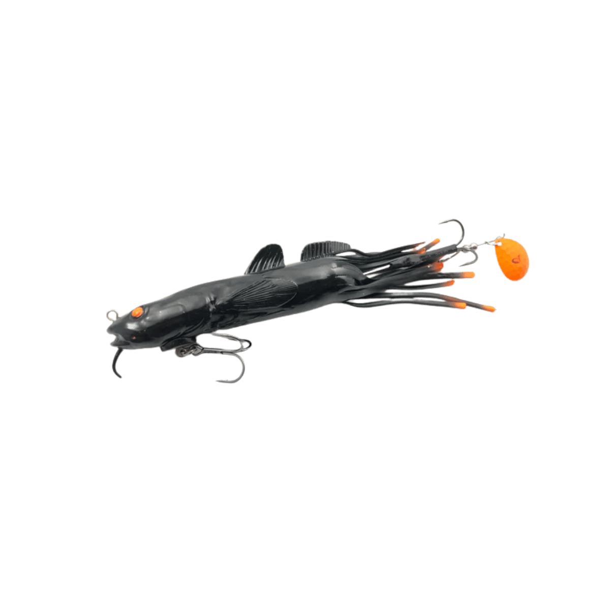 SAVAGE GEAR 3D BURBOT TUBE BLACK ORANGE FLASH