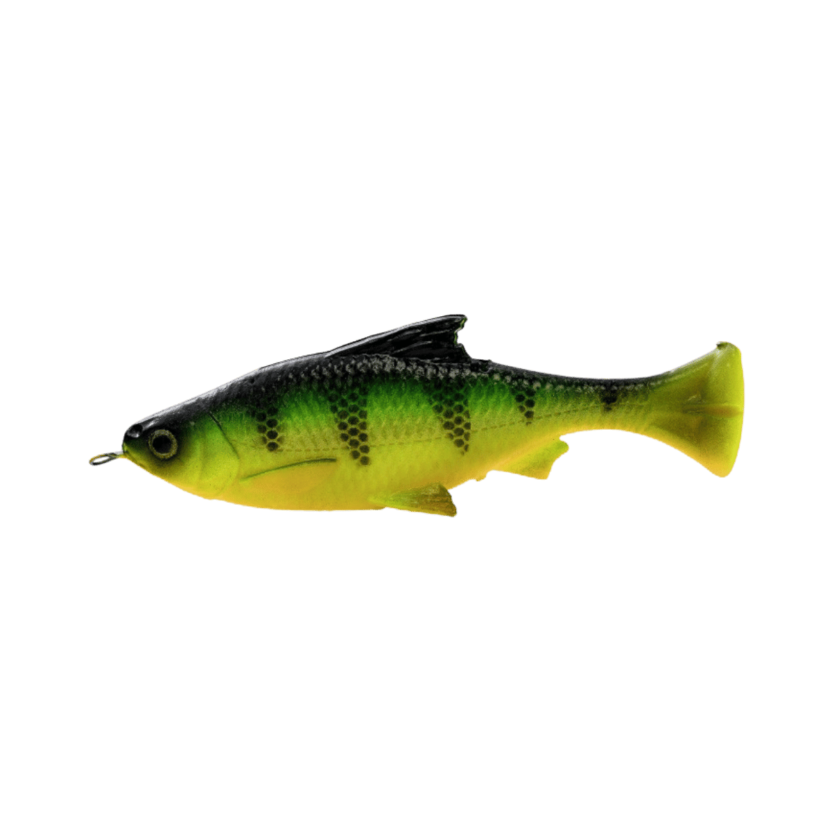SAVAGE GEAR PULSE TAIL SHINER LB 4IN FIRE TIGER
