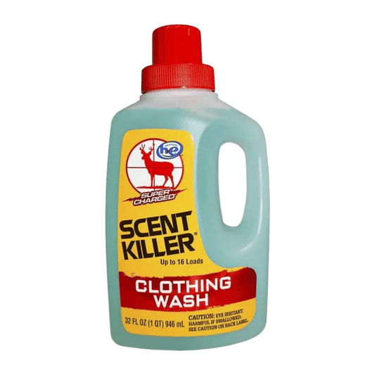 WILDLIFE RESEARCH SCENT KILLER CLOTHING WASH 32 OZ - ODOR ELIMINATING HUNTING DETERGENT