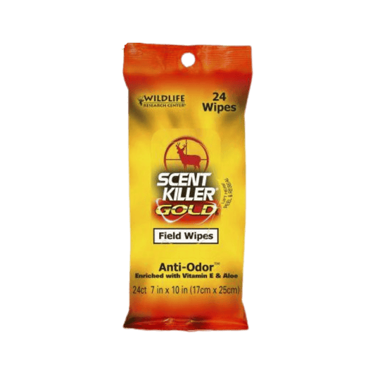 WILDLIFE RESEARCH SCENT KILLER GOLD FIELD WIPES 24 PK