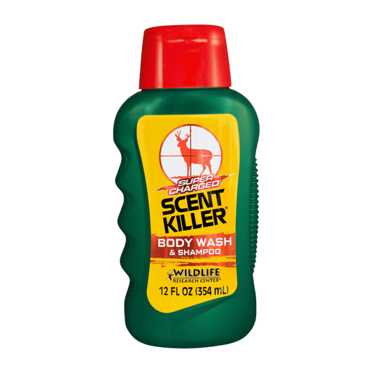 WILDLIFE RESEARCH SCENT KILLER LIQUID SOAP – 12 OZ UNSCENTED HUNTING BODY WASH