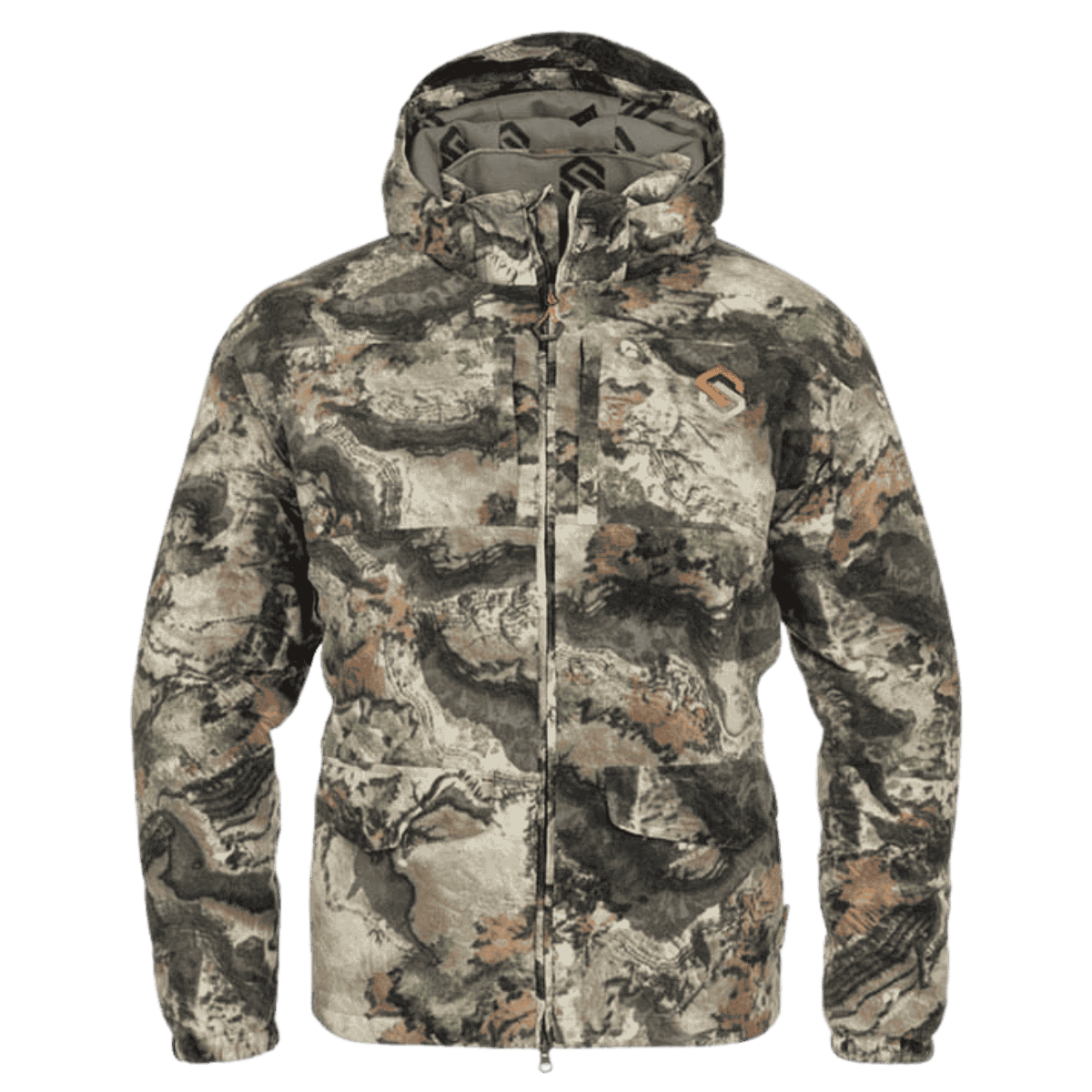 SCENTLOK BE:1 FORTRESS INSULATED PARKA  - TERRA GILA - FRONT VIEW