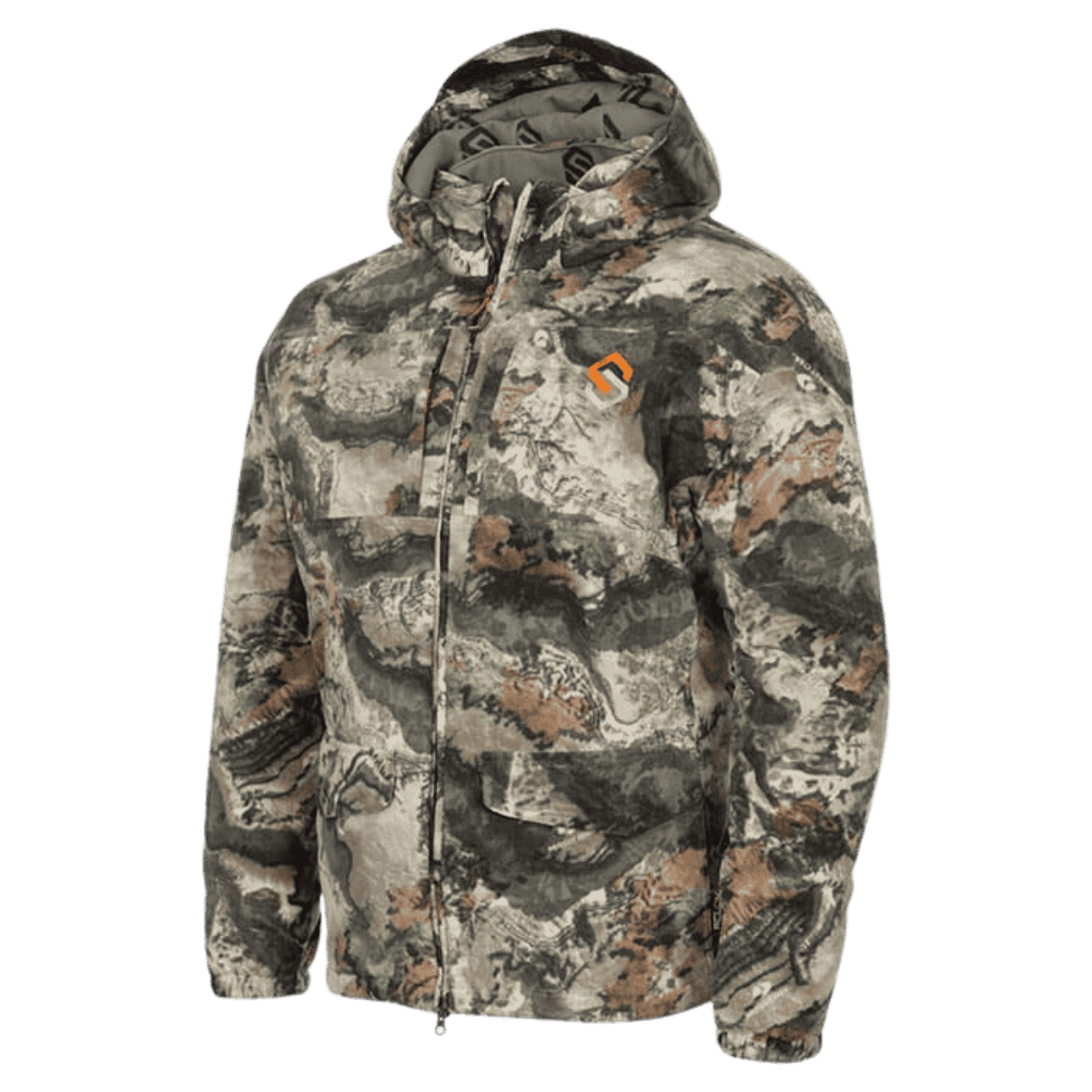 SCENTLOK BE:1 FORTRESS INSULATED PARKA  - TERRA GILA - SIDE VIEW
