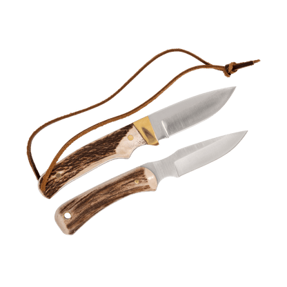 SCHRADE UNCLE HENRY STAG HORN SKINNER - STAG HORN HANDLES