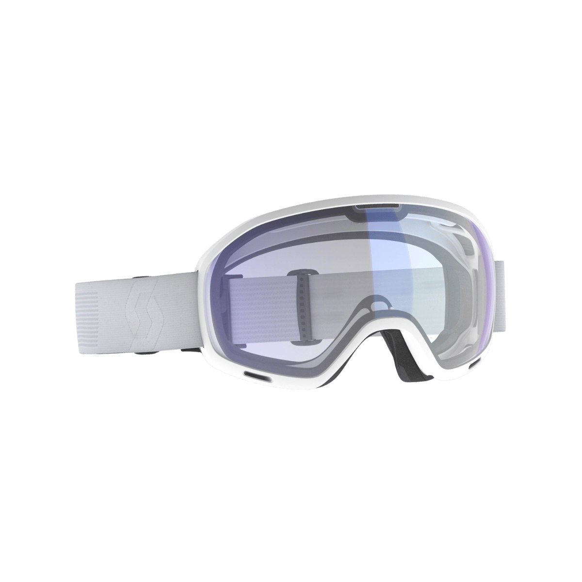 SCOTT USA GOGGLES UNLIMITED II OTG - WHITE ILLUMINATOR BLUE CHROME