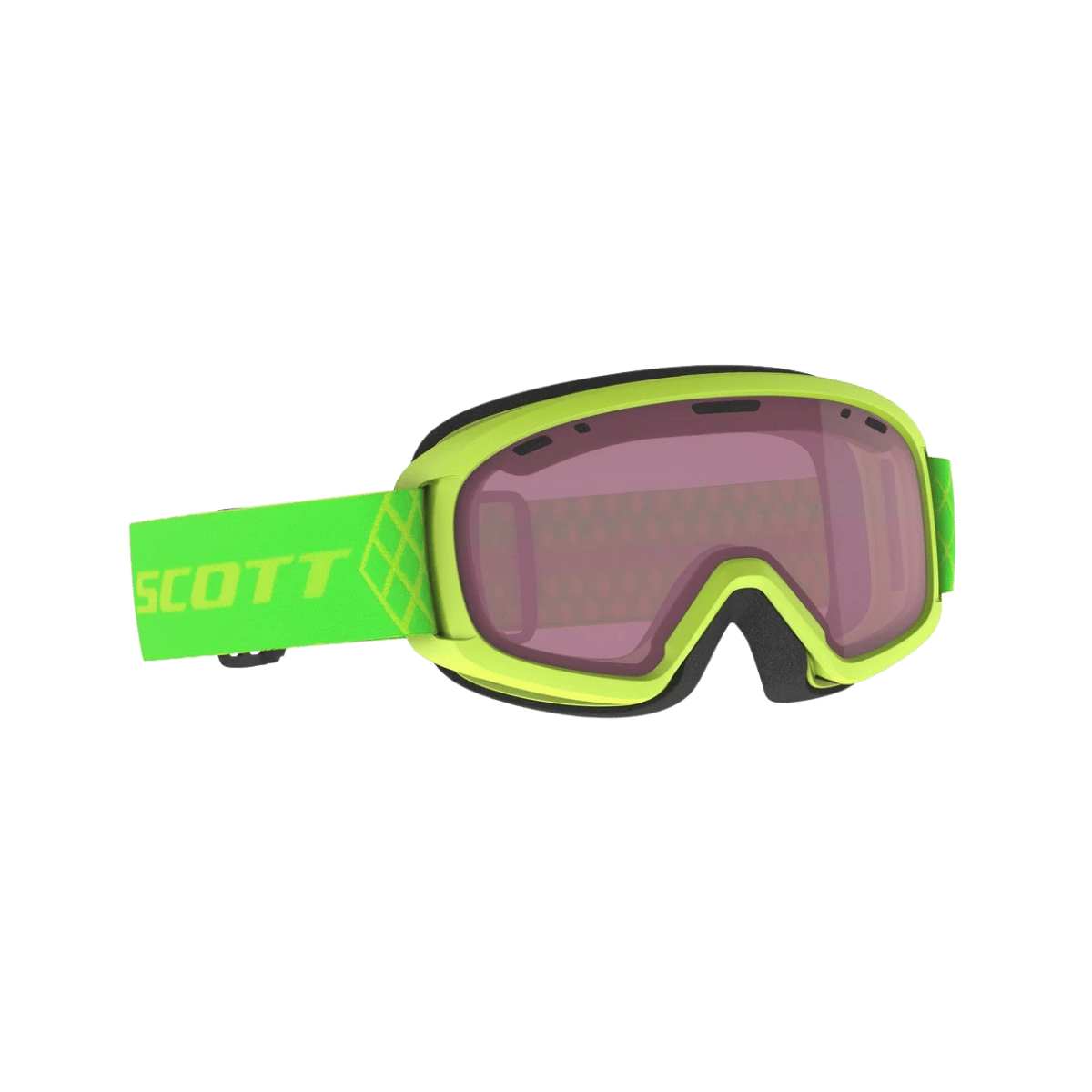 SCOTT USA JUNIOR WITTY SKI GOGGLE - HIGH VISIBILITY GREEN