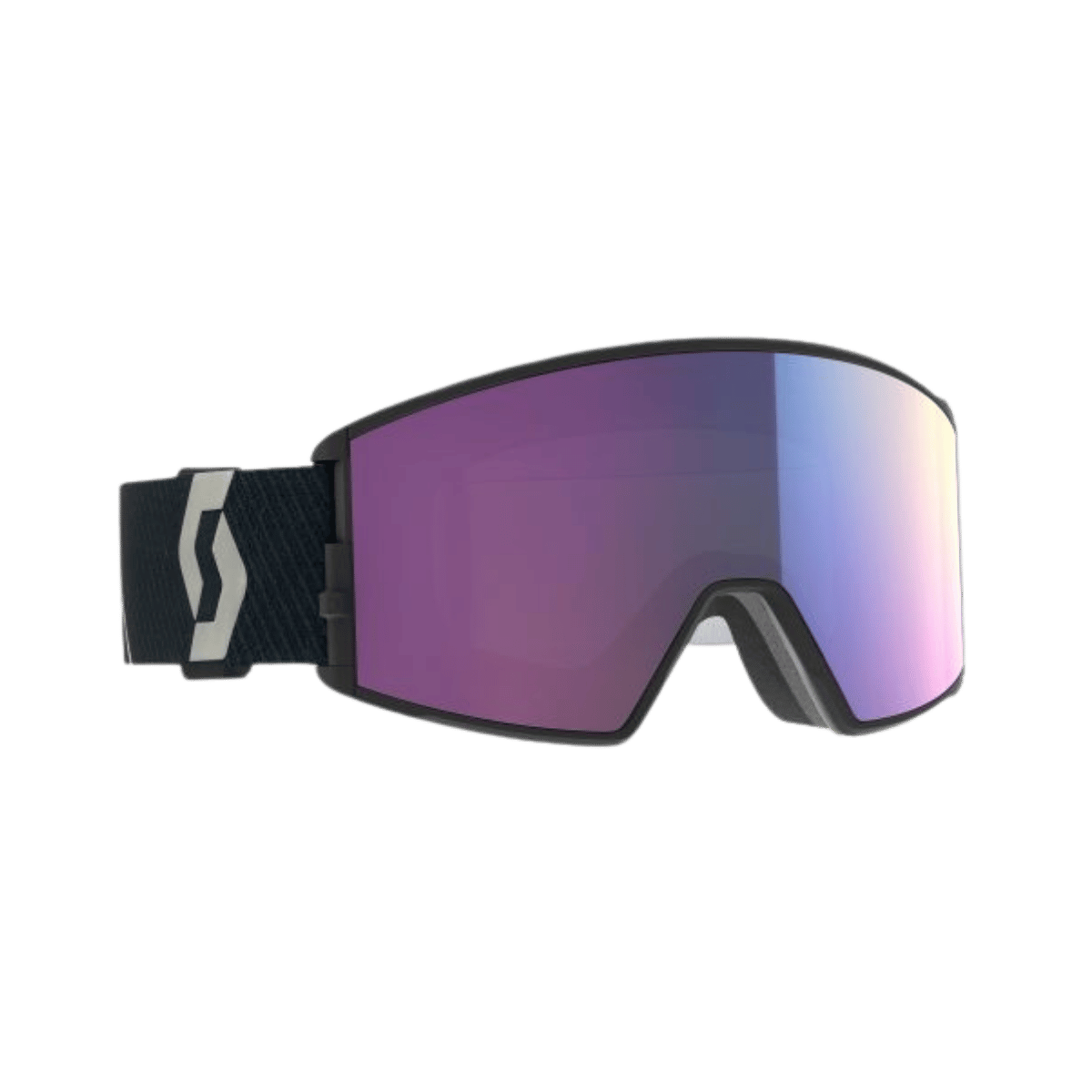 SCOTT USA REACT GOGGLE - MOUNTAIN BLACK - ENHANCER TEAL CHROME