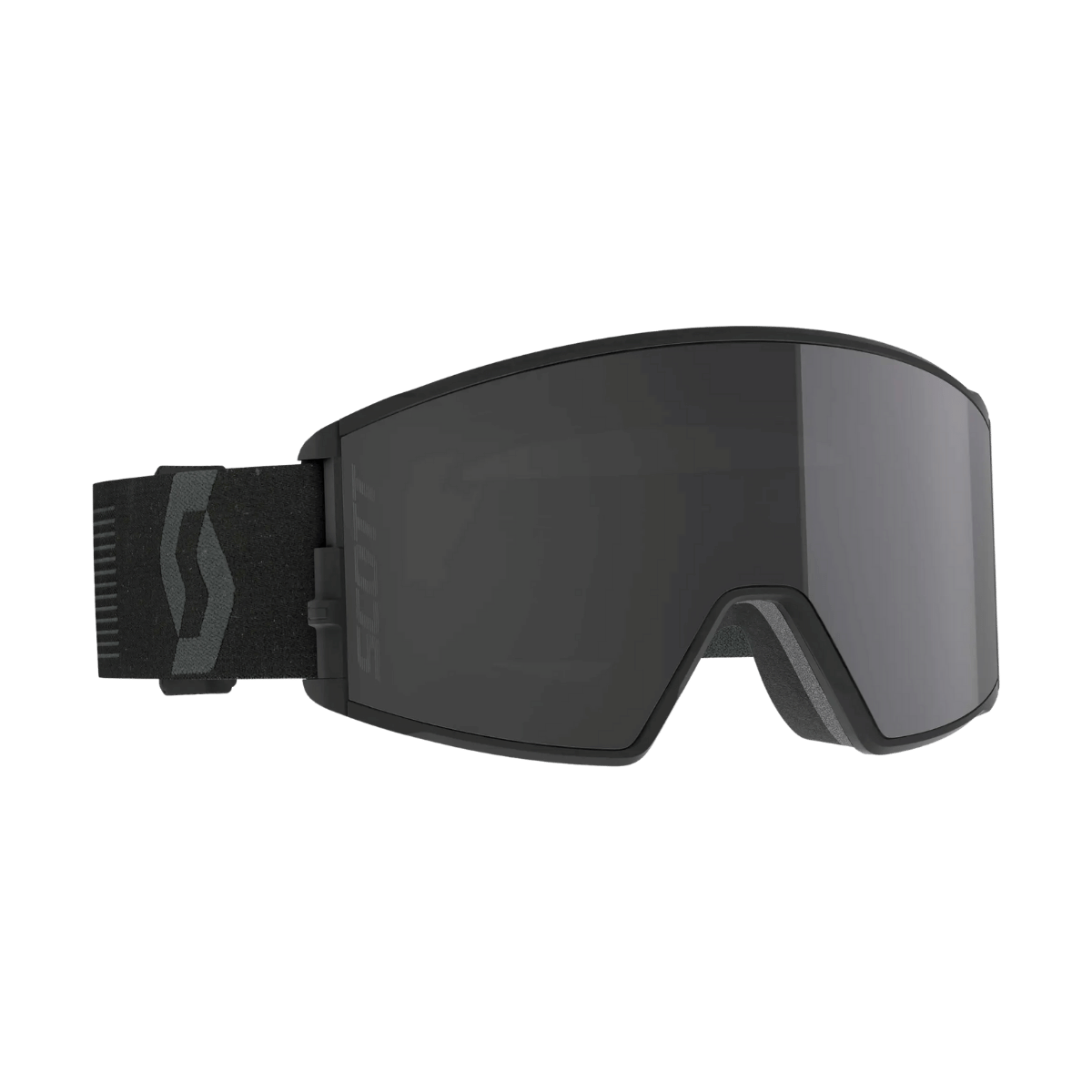 SCOTT USA REACT GOGGLE - MINERAL BLACK - SOLAR BLACK CHROME