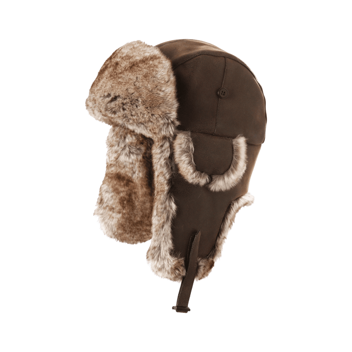SCREAMER HAGGERTY TRAPPER - CHOCOLATE - LEFT SIDE VIEW