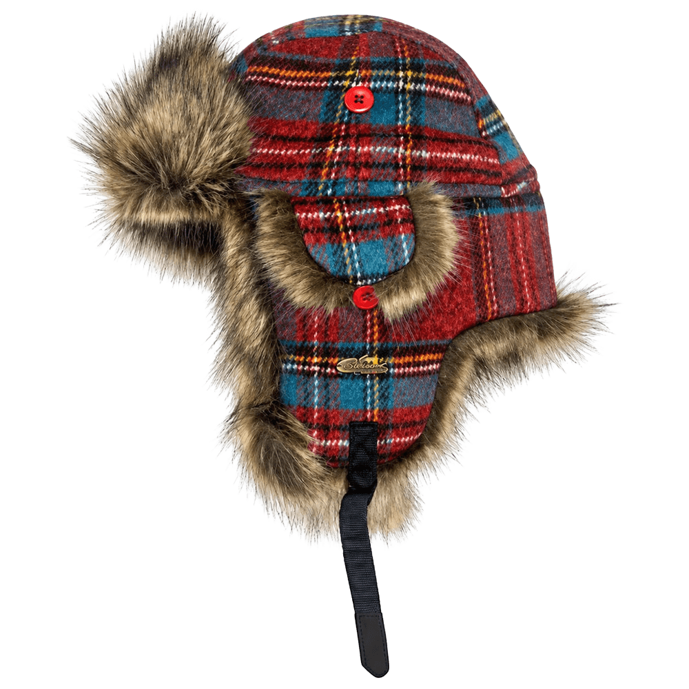 SCREAMER LANDRY TRAPPER HAT RED/TEAL