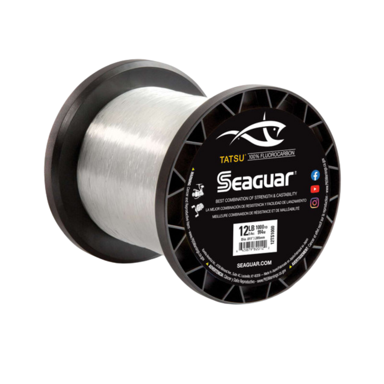 SEAGUAR TATSU 1000YD 12LBS CLEAR