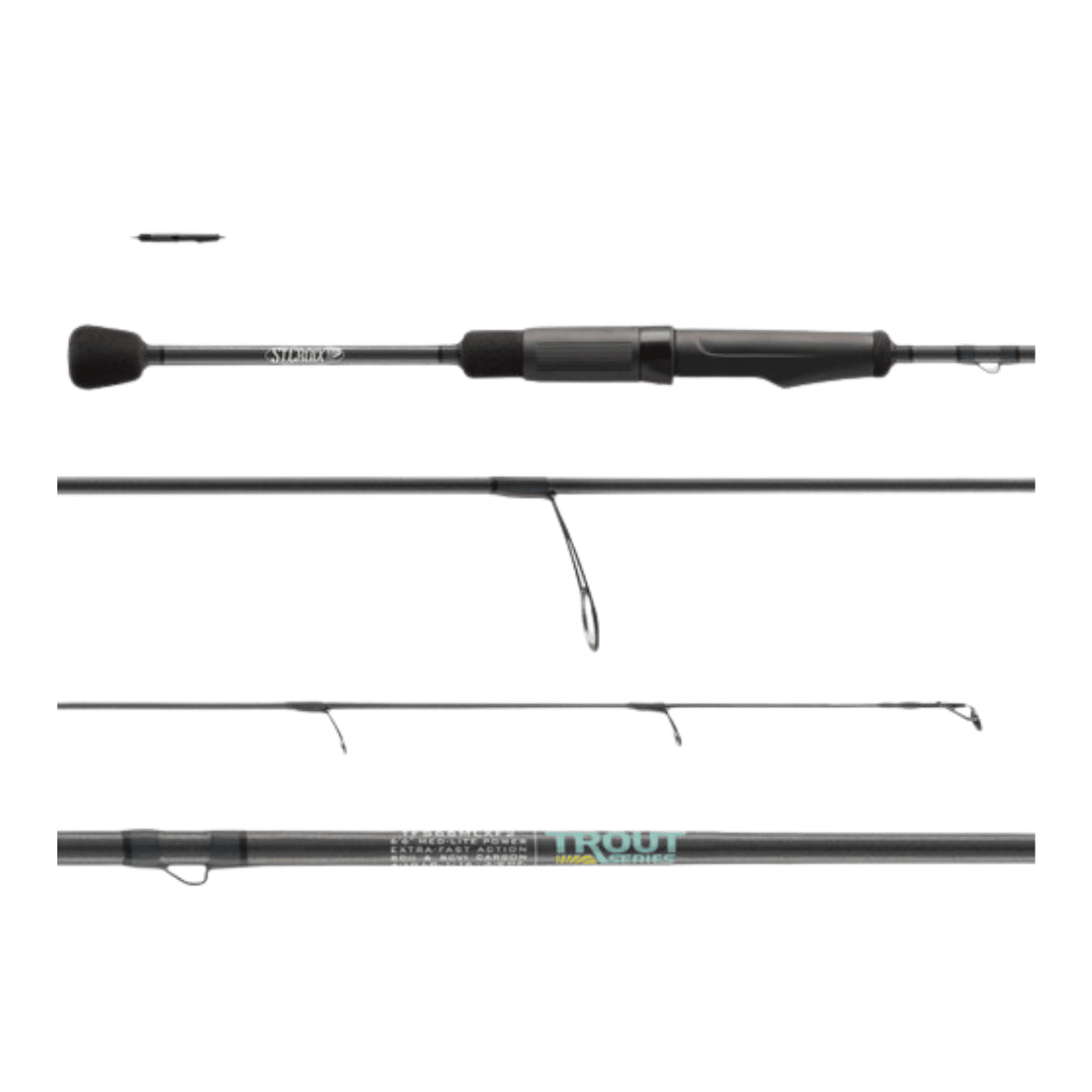 ST CROIX TROUT SERIES SPINNING ROD - 5'6" UL F 2PC