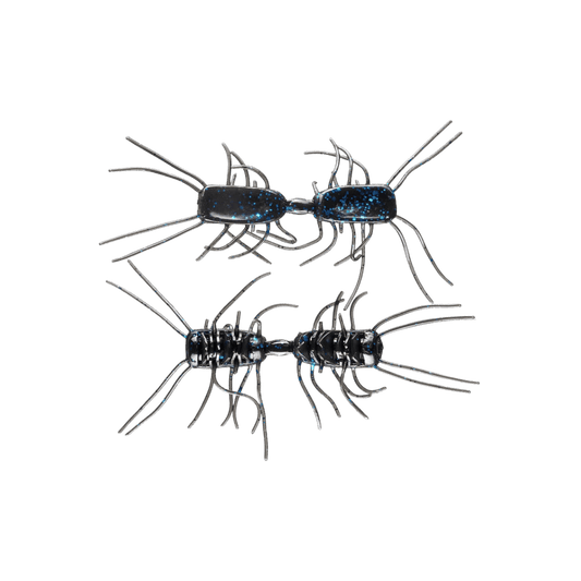 STRIKE KING SEXY BUG - 2IN BLK & BLUE
