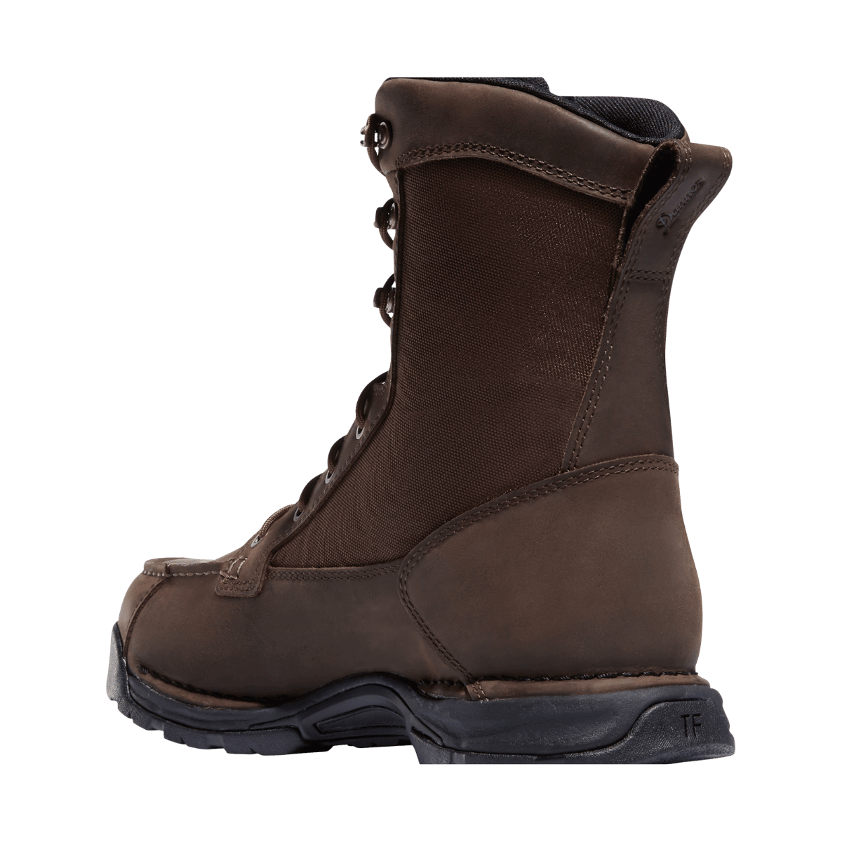DANNER SHARPTAIL 8" MEDIUM HUNTING BOOTS - DARK BROWN - BACK VIEW