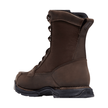 DANNER SHARPTAIL 8" MEDIUM HUNTING BOOTS - DARK BROWN - BACK VIEW