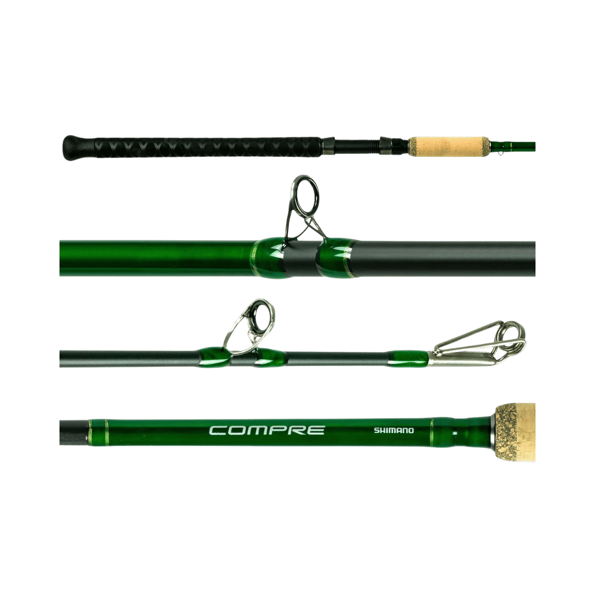 SHIMANO COMPRE MUSKIE CASTING ROD  9'9"  XH F BLACK GREEN