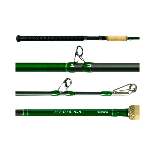 SHIMANO COMPRE MUSKIE CASTING ROD  9'9"  XH F BLACK GREEN
