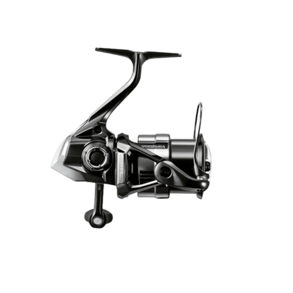 SHIMANO VANQUISH SPINNING REEL C3000XG, BLACK COLOR, SIDE ANGLE