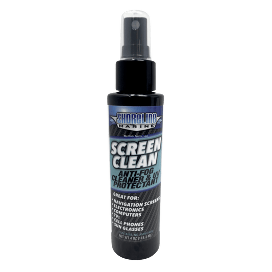 SHORELINE MARINE SCREEN & GLASS ANTI-FOG CLEANER 4OZ