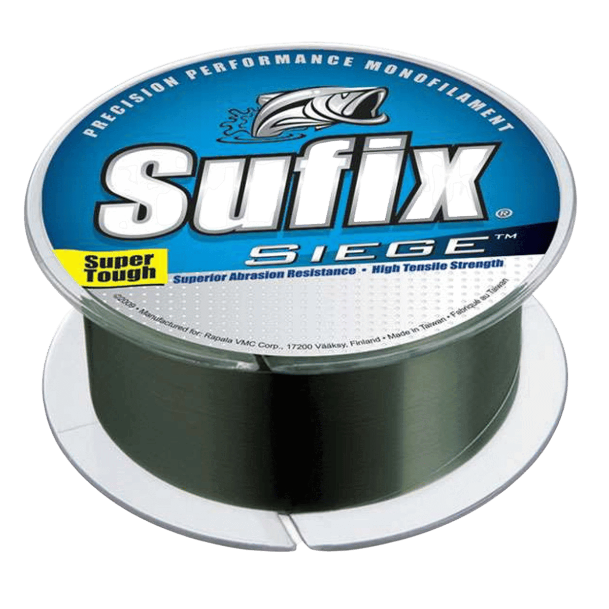 SUFIX SIEGE FISHING LINE 330YD - SMOKE GREEN - 10/17G