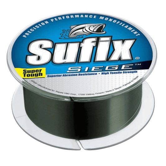 SUFIX SIEGE FISHING LINE 330YD - SMOKE GREEN - 10/17G