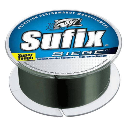 SUFIX SIEGE FISHING LINE 330YD - SMOKE GREEN