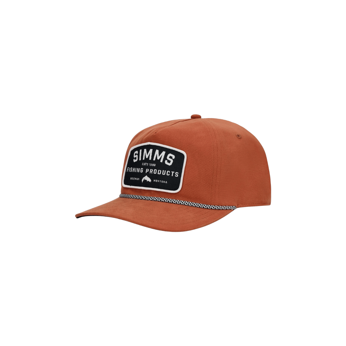 SIMMS DOUBLE HAUL ROPE CAP, STONEFLY, FRONT ANGLE, LOGO