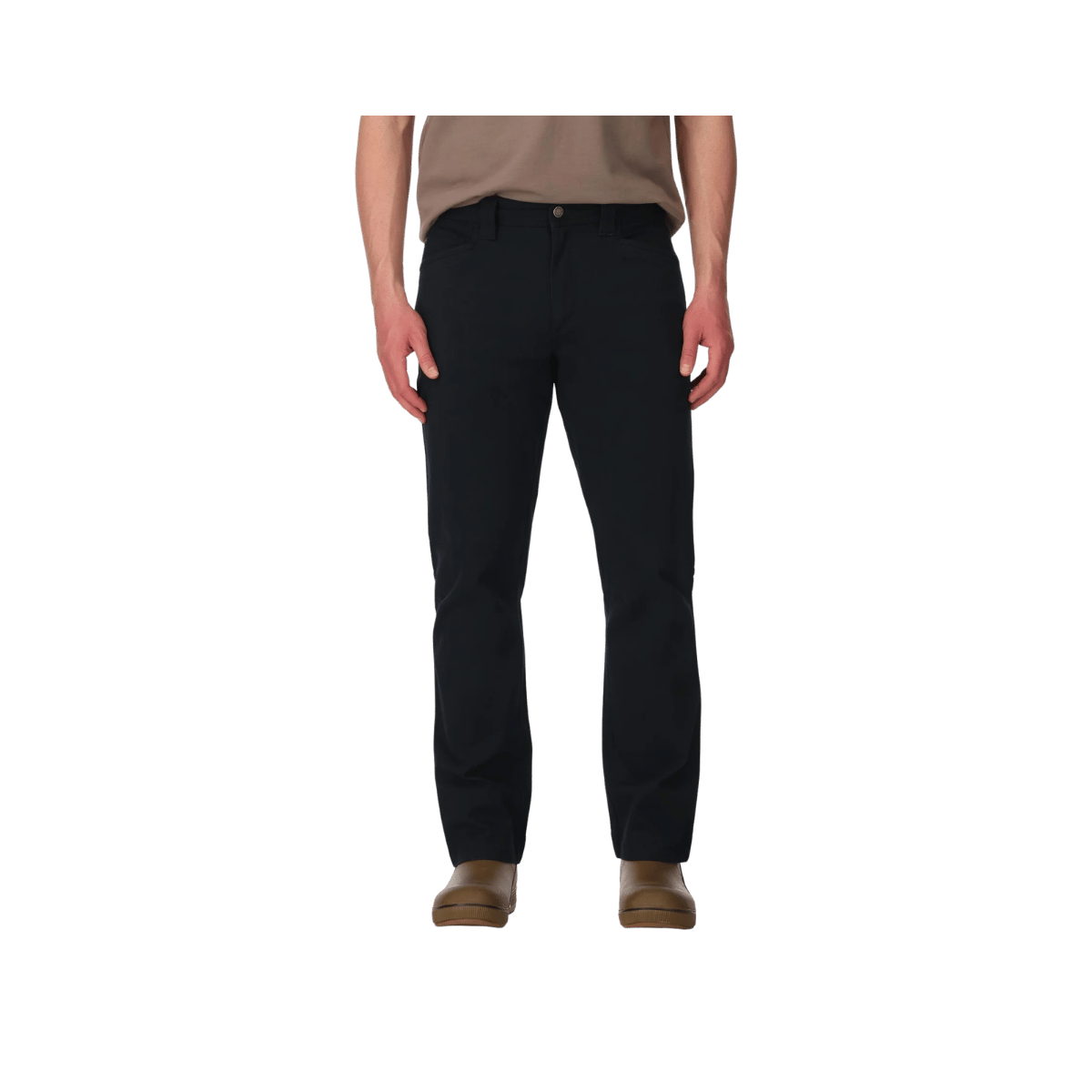SIMMS MEN'S GALLATIN PANTS, BLACK, FRONT ANGLE, 32R, 34R, 36R, 38R, 40R