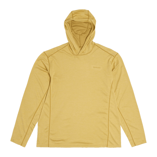 SIMMS BUGSTOPPER HOODY - SANDBAR HEATHER - FRONT VIEW