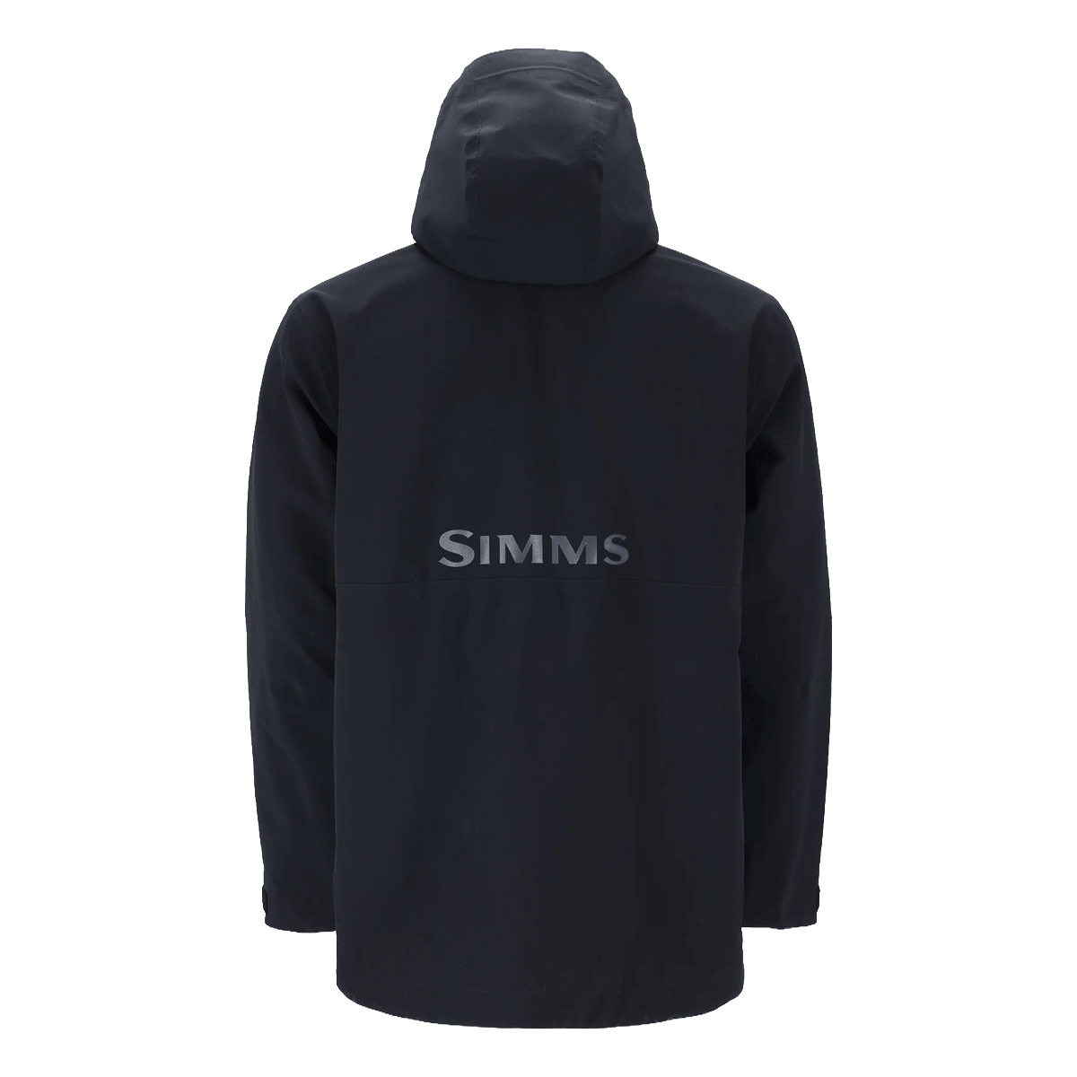 SIMMS CHALLENGER JACKET - BLACK - BACK VIEW