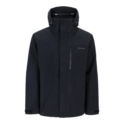 SIMMS CHALLENGER JACKET - BLACK - FRONT VIEW