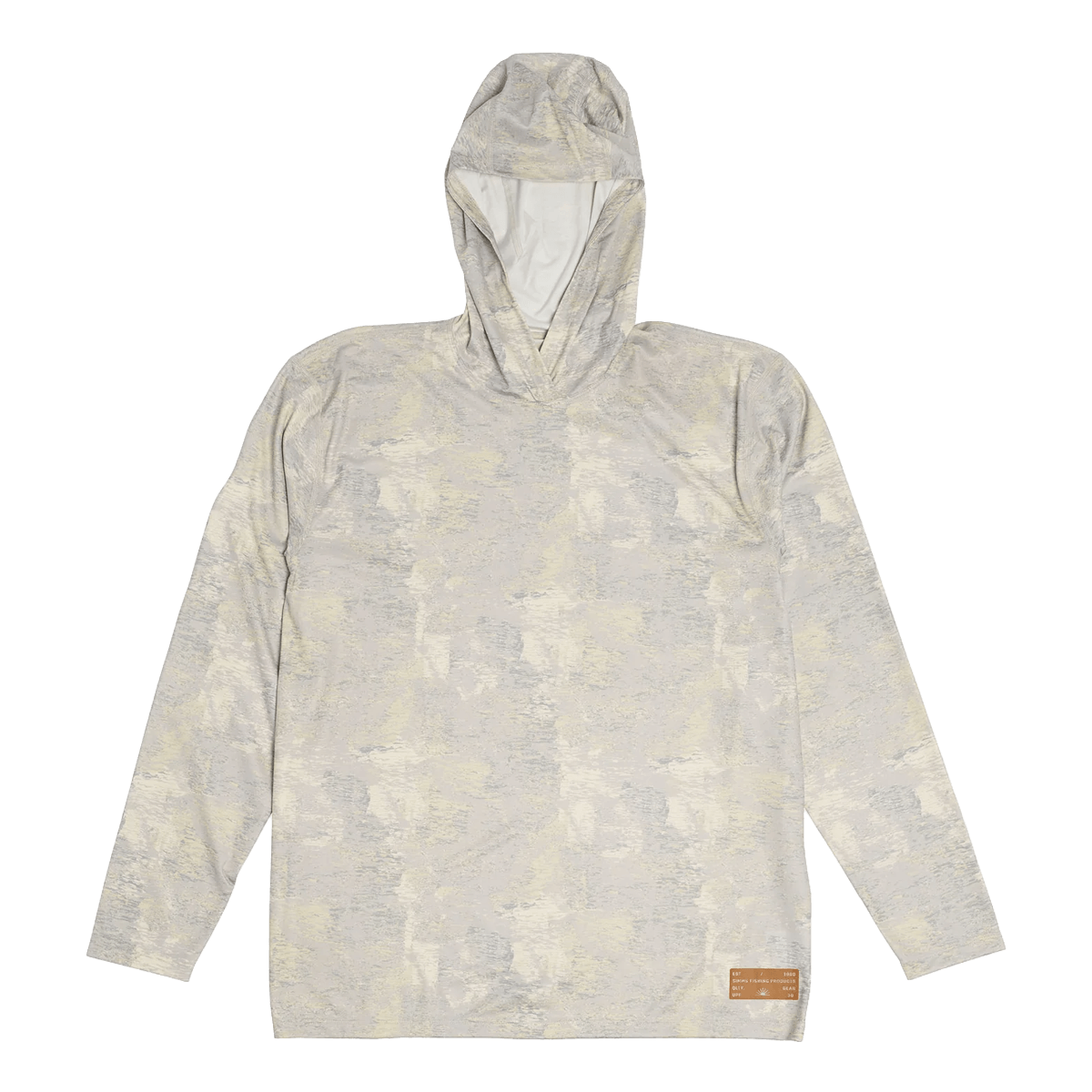 SIMMS MEN'S LS TECH HOODY - ARTIST SERIES - WINDY LUNAR GRAY