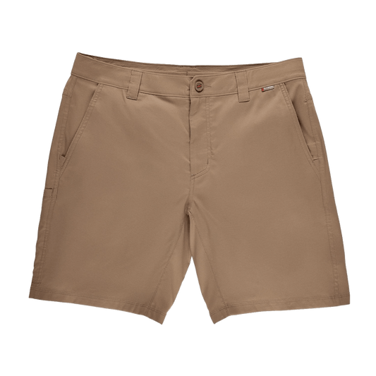 SIMMS MEN'S SUPERLIGHT SHORTS 9IN - SILT - FRONT VIEW