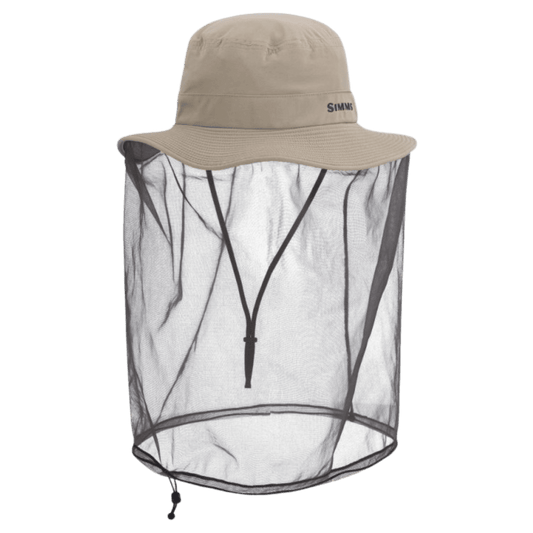 SIMMS BUGSTOPPER NET UPF 50 SOMBRERO - STONE - FRONT VIEW