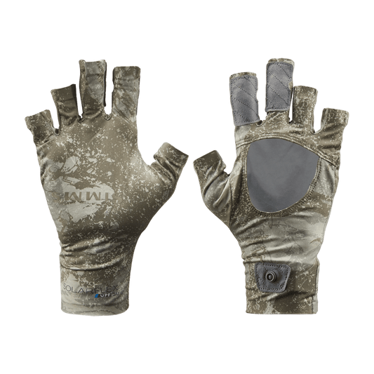 SIMMS SOLARFLEX SUNGLOVE - BACK EDDY STONE FRONT BACK