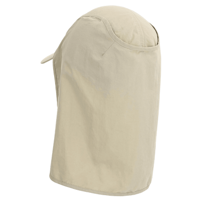 SIMMS BUGSTOPPER SUNSHIELD UPF 50 CAP - STONE - SIDE VIEW