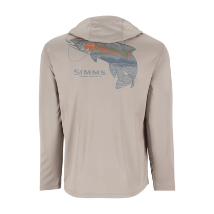 SIMMS TECH HOODY ARTIST SERIES - DOLOMITE TROUT BACK