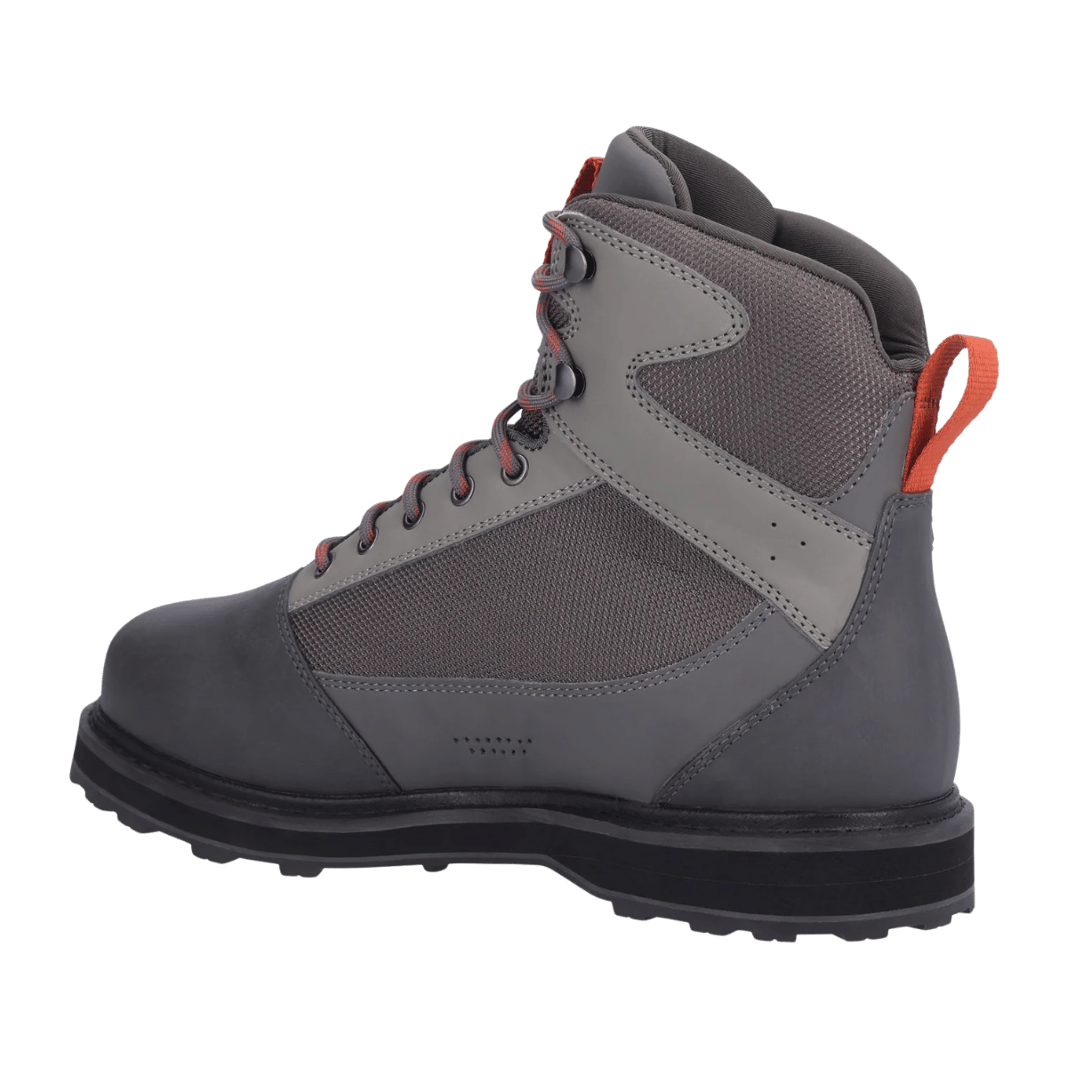 SIMMS UNISEX TIBUTARY WADING BOOT W/ FULL NEOPRENE LINING FOR FISHING - BACK SIDE VIEW