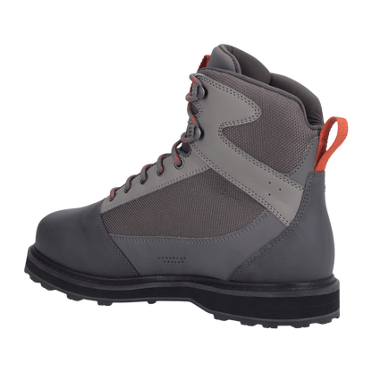 SIMMS UNISEX TIBUTARY WADING BOOT W/ FULL NEOPRENE LINING FOR FISHING - BACK SIDE VIEW