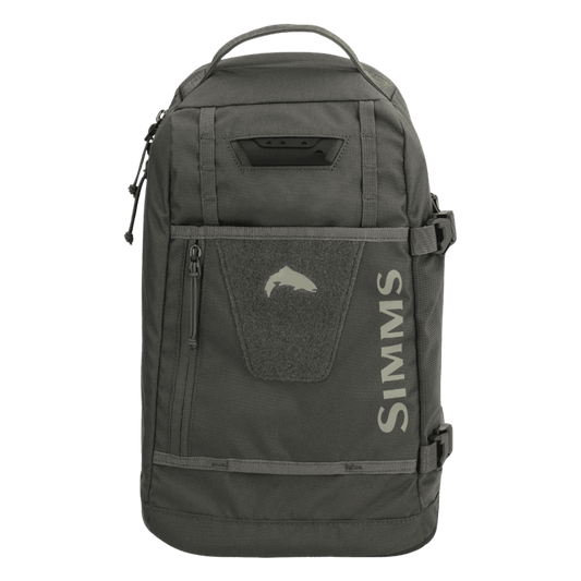 SIMMS TRIBUTARY FISHING SLING PACK - BASALT - FRONT VIEW