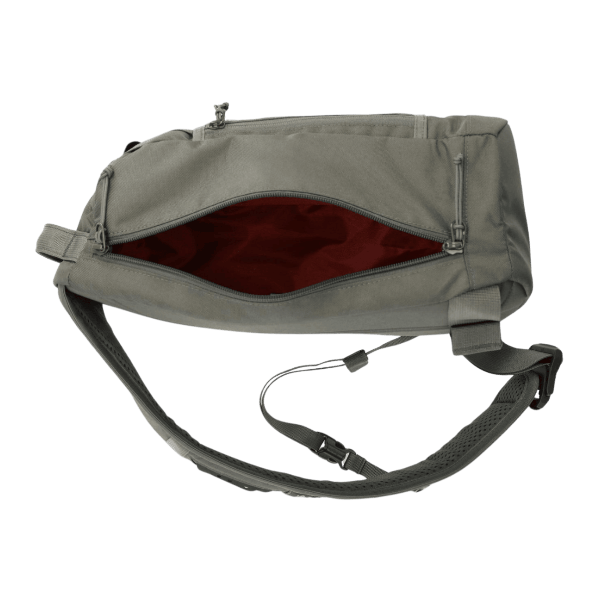 SIMMS TRIBUTARY FISHING SLING PACK - BASALT - INSIDE VIEW