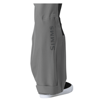 SIMMS VAPOR ELITE BIB - GUNMETAL WW BOTTOM BACK