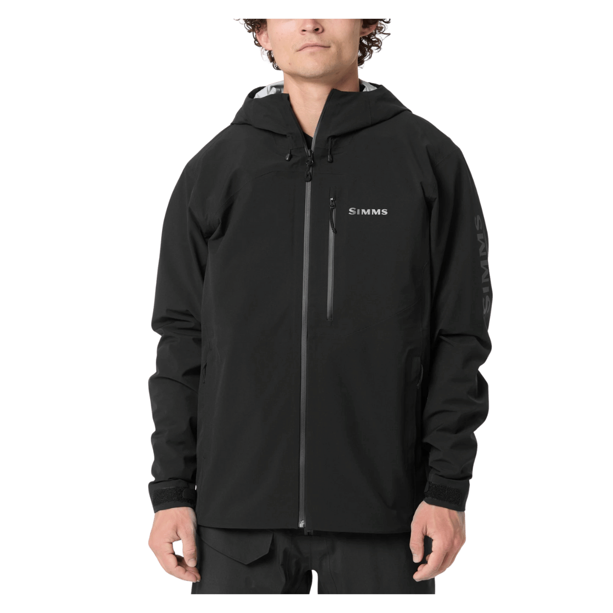 SIMMS VAPOR ELITE JACKET - BLACK WW FRONT